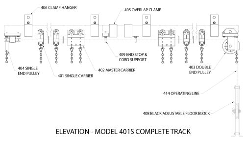 400 Series Heavy Duty Straight Track