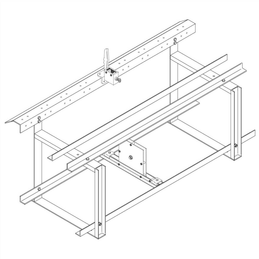 Model 579 Wire Guide Locking Rail